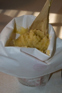Spoon Mixture Into Pastry Bag