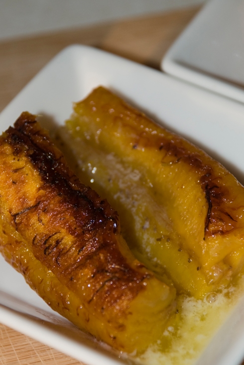 Baked Plantain with Butter