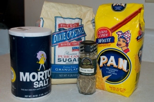 Ingredients for Arepitas Dulces