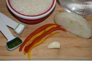 Ingredients for Venezuelan White Rice