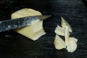 Cut the butter