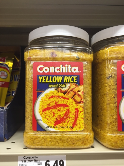 Actual Yellow Rice